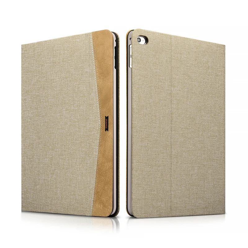 XOOMZ Brand for iPad Air 2 Case Simple Fabric+PC Folio Erudition Foldable Stand Smart Cover | Компьютеры и офис