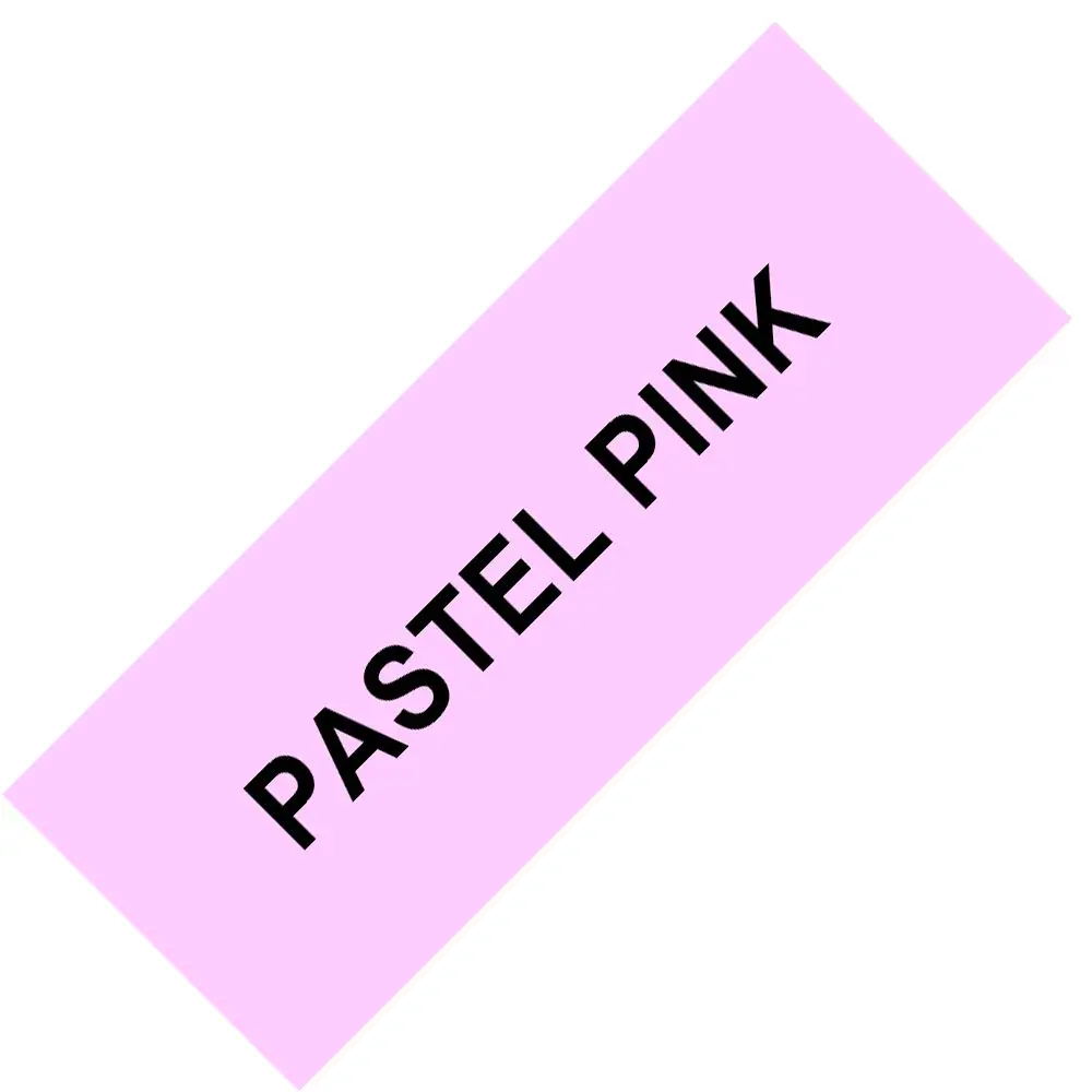 Pastel Pink Fimax 31 цвет TZe231 совместимый для Brother P-touch принтер tze лента Tze-231 Tz-231 tze231 12 мм P touch Label Maker PTD-210 - Цвет: Pastel Pink