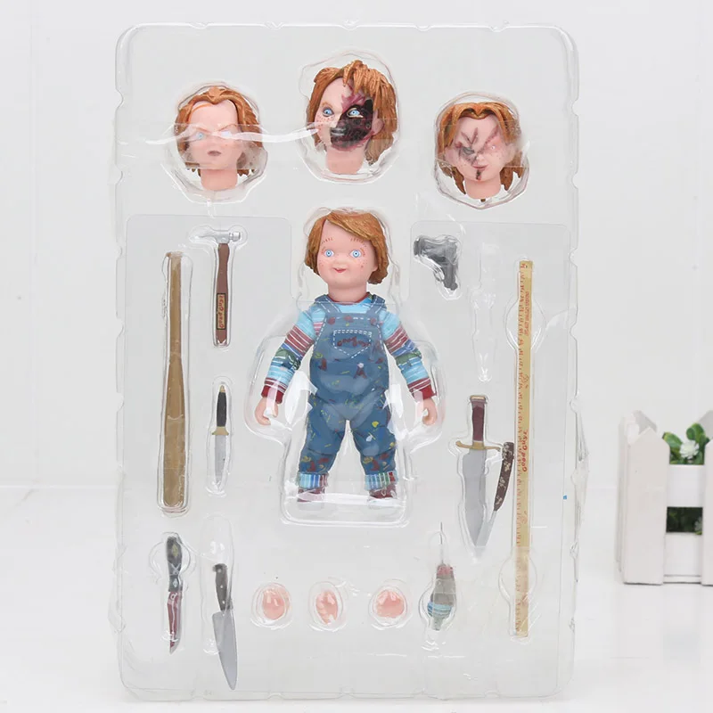 Кукла NECA Чаки детская игра ужасы кукла ПВХ фигурка Коллекционная модель игрушки