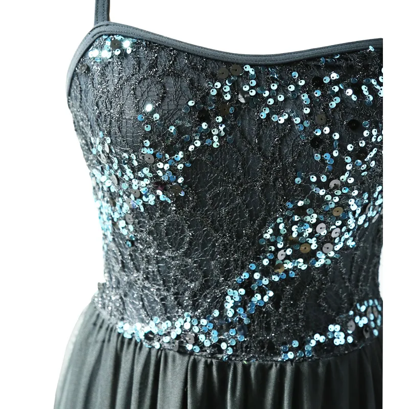 NT16004 Lace sequins Suit Dancewear Dresses for women Contemporary and Lyrical Dance Costumes Ballet | Тематическая одежда и
