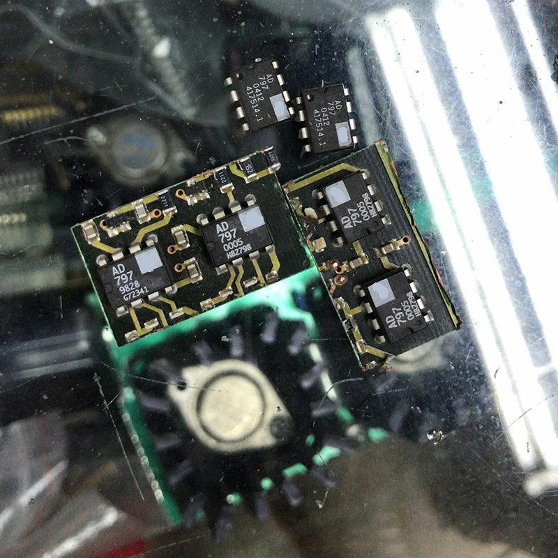 AD797 AD797AN одиночный операционный усилитель разборки версии MBL6010D op amp меньше и меньше