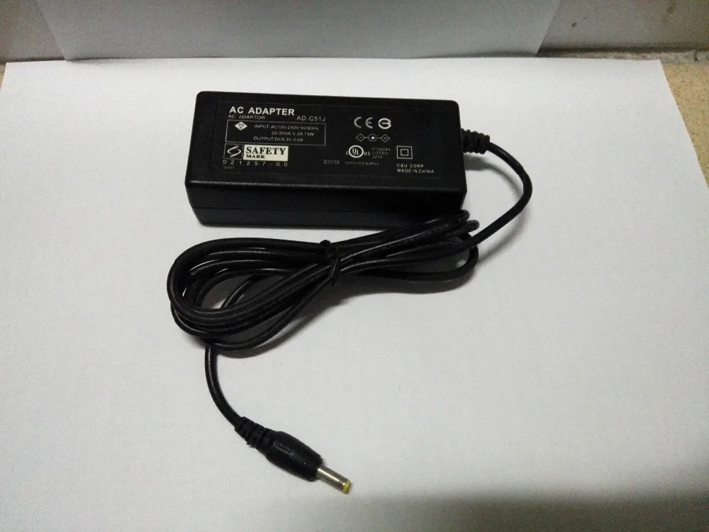 5 3 V 2A AC/DC адаптер питания зарядное устройство AD C51J для Casio C52G EX S20 S2 S100 C50 C51 EXILIM