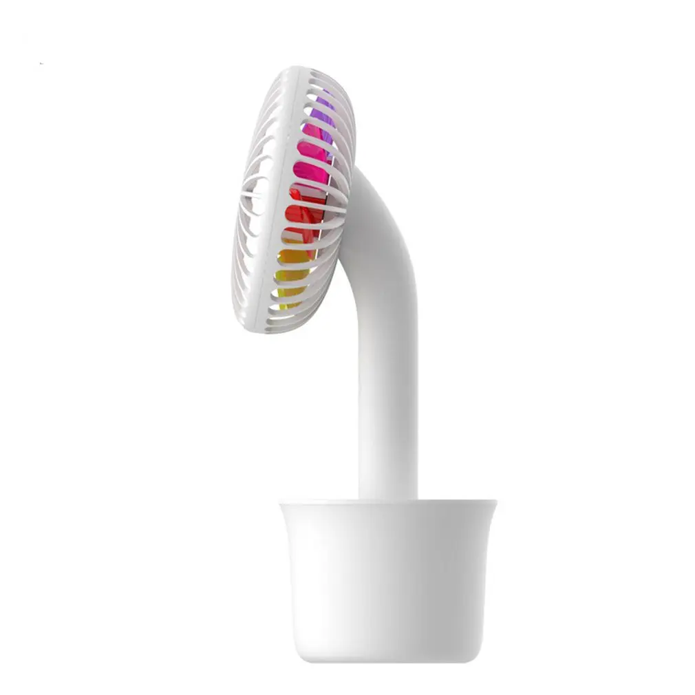 Цветной Подсолнух мини-портативный вентилятор 3 регулируемые скорости USB