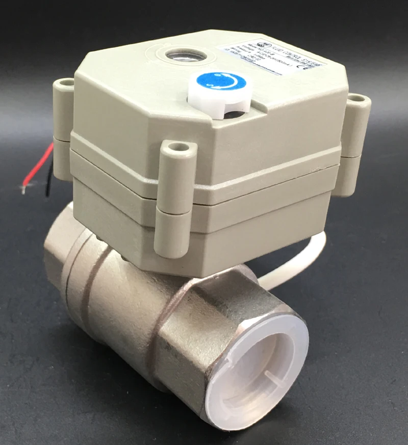 AC DC 12 V 24 V 9 V шаровой клапан с электроприводом латунь DN20 металла Шестерни 1 дюйм TF25-B2 серии 3/7 провода 2 варианта DN25 Электрический запорный клапаны