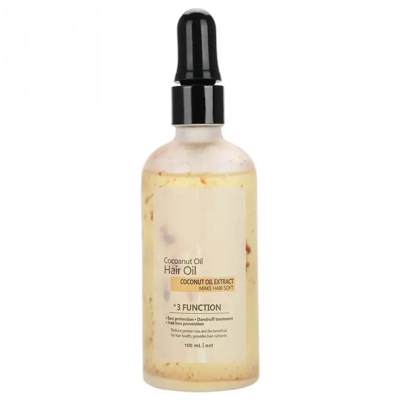 100ml Hair Products Shampoo Coconut Hair Oil Face Body Care Moisturizing Anti-shedding Hair Loss Oil Treatment