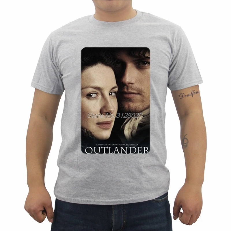 Новинка Outlander ТВ сезон 2 постер Футболка мужская летняя хлопковая футболка с