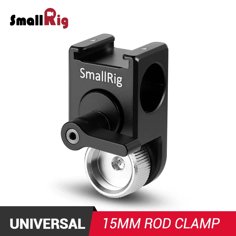 SmallRig DSLR камера Rig 15 мм стержень зажим с Arri позиционирующие контакты особенность с холодным башмаком крепление для Волшебной руки микрофона прикрепить