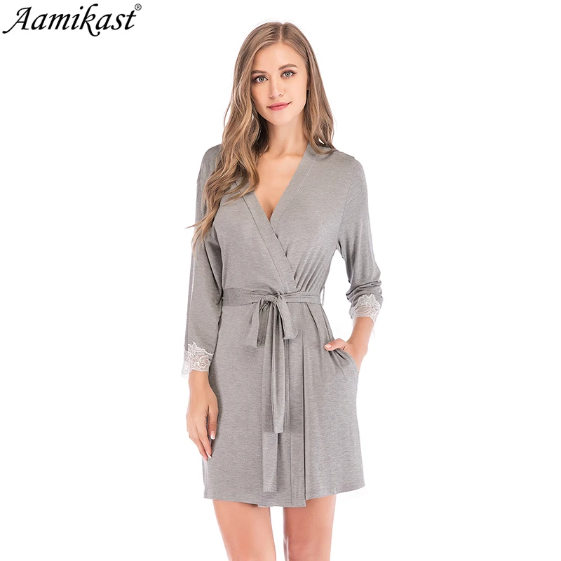 Aamikast осенне-зимние женские модальные платья для беременных и матерей после родов, рабочая одежда, ночные рубашки для кормящих, больничные платья для грудного вскармливания