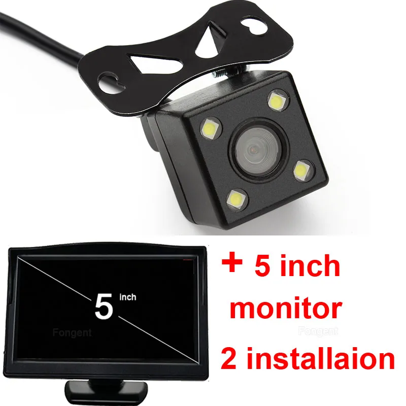 Авто Парковочные системы камера заднего вида CCD с дополнительная Направляющая