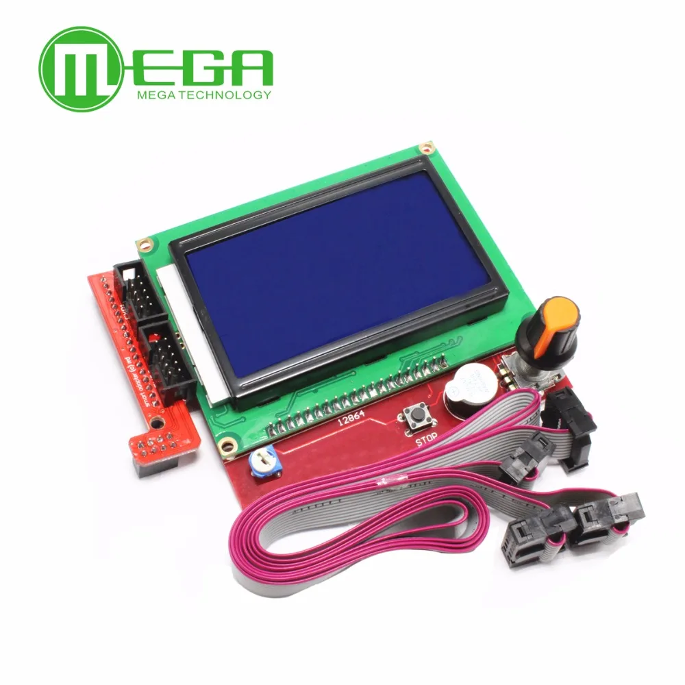 Пульт управления RAMPS1.4 LCD 12864 для 3D принтера|ramps1.4 lcd 12864|12864 printerlcd 3d |