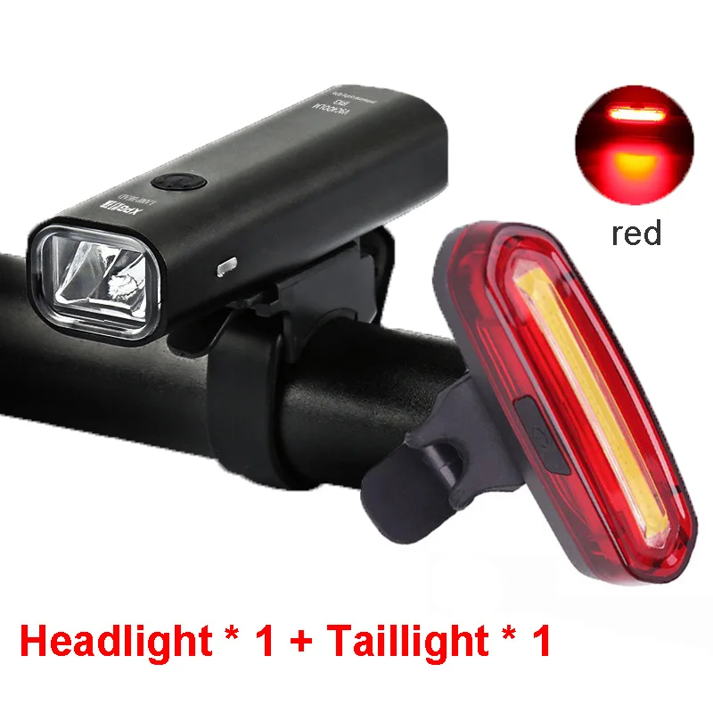 

Professional LED Waterproof Bike Super Bright Front Rear Bicycle Light Set Lantern USB Rechargeable Bicycle Headlight Tail Light