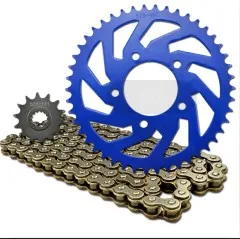 525 Chain Sprocket 525 14T 46T синий 600CC цепь трансмиссии мотоцикла и Передняя Задняя звездочка Набор Для Бенелли 600 BN600 BJ600 BN BJ 600 - Цвет: 525 Chain Sprocket