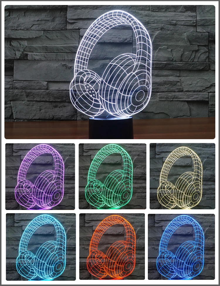 Новинка Сенсорный 3D Led Ночные Огни для Детей Подарки На День Рождения Свадьба