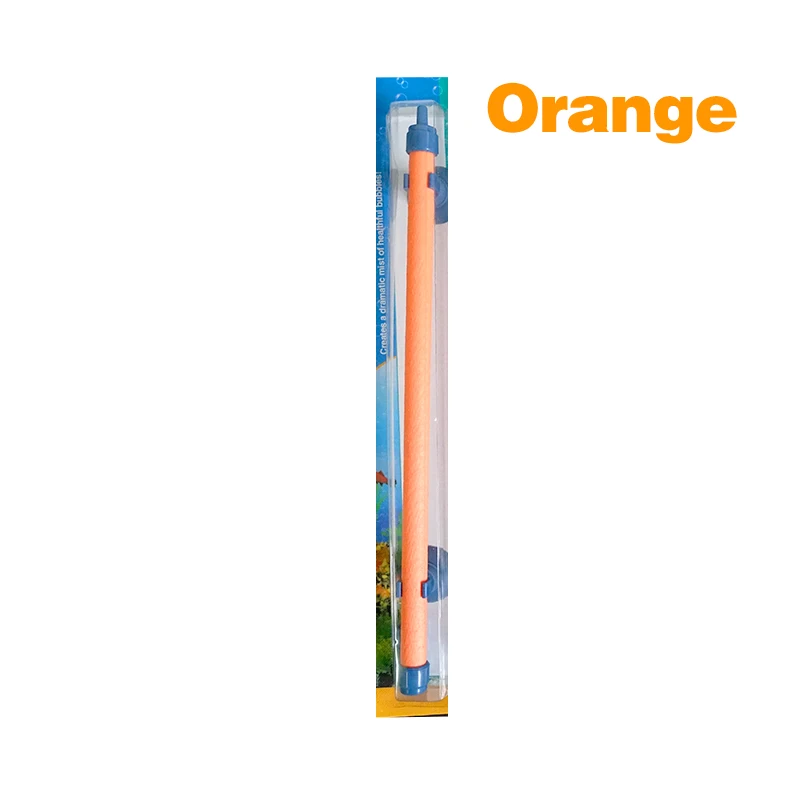 orange 6 размеров 6 цвет аквариума аэратор для Аквариума Пузырь Стены аэрационная трубка кислорода рассеиватель высокая эффективность - Цвет: orange