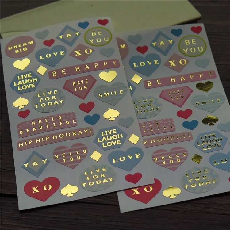 

KSCRAFT Live For Today Self- adhesive Paper Sticker for Scrapbooking/ DIY Crafts/ Card Making Decoration