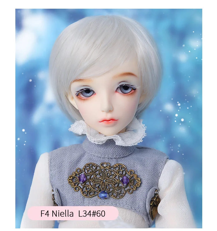 Парик для куклы BJD парик 7-8 дюймов 1/4 высокотемпературный парик для мальчика короткие волосы кукла с челкой модный тип стильные волосы
