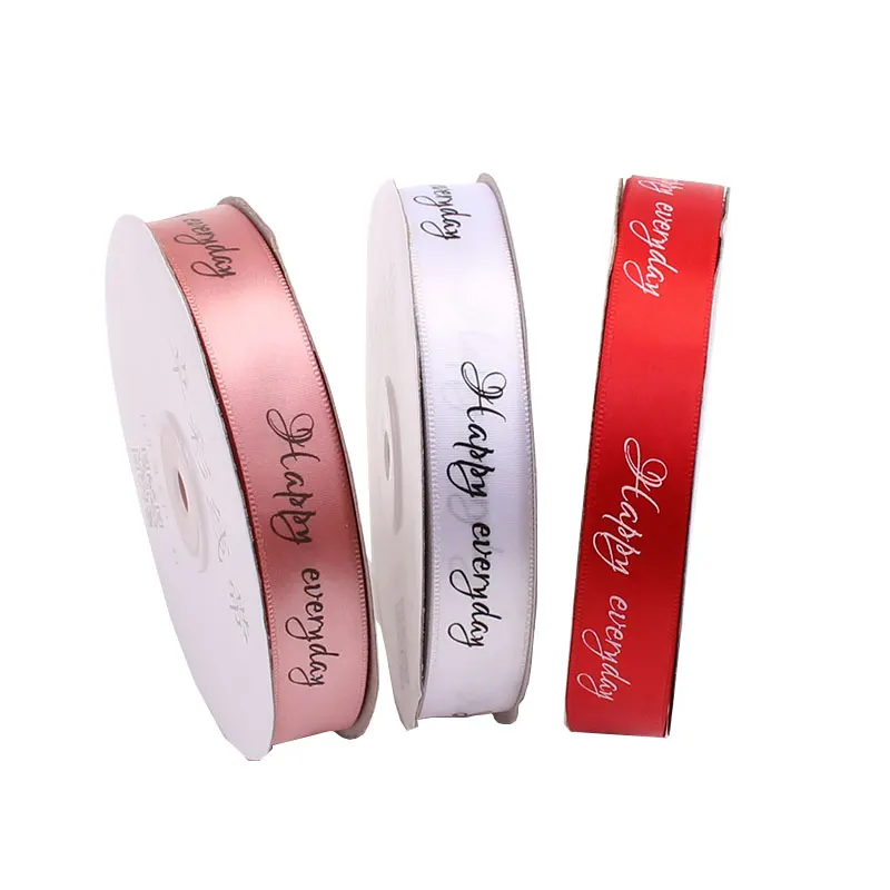 Новинка 20 мм (45 метров/рулон) печать &quotСчастливый каждый день&quot с одним лицом