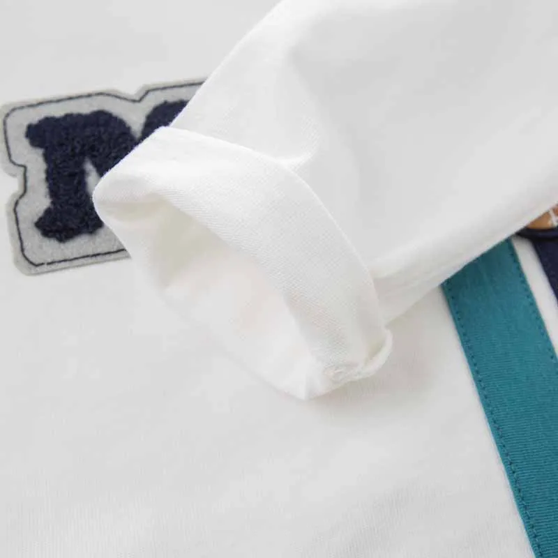 DBA7784 dave bella autumn baby boys clothes children printing T shirts high quality tee kids fashion tops | Детская одежда и обувь