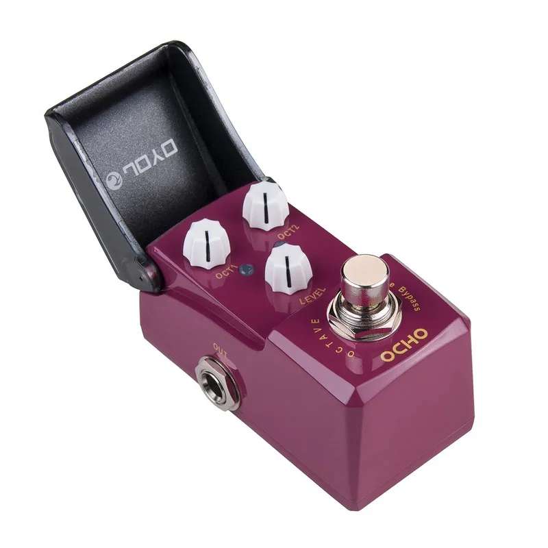 JOYO JF-330 OCHO Octave Effect гитарная педаль True Bypass дизайн фиолетовый Электрический аксессуар для гитары мини Stompbox педаль de guitar ra