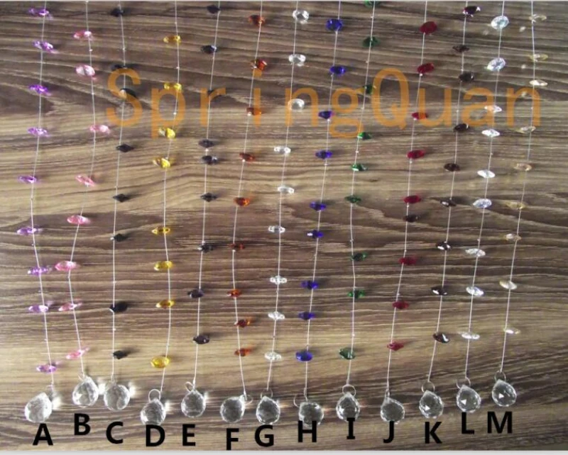 SpringQuan 5 шт. высококачественные Восьмиугольные украшения-бисер цветной