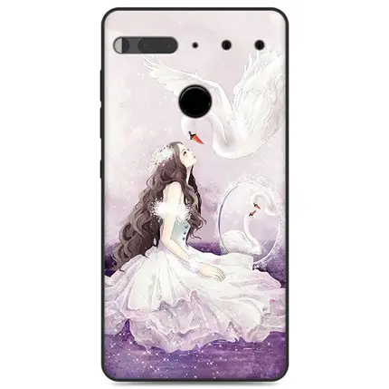 2 шт. для эфирного телефона PH-1 чехол Purecolor милые Мультяшные разрисованные Soft shell для эфирного телефона PH1 чехол задняя крышка корпуса - Цвет: A4