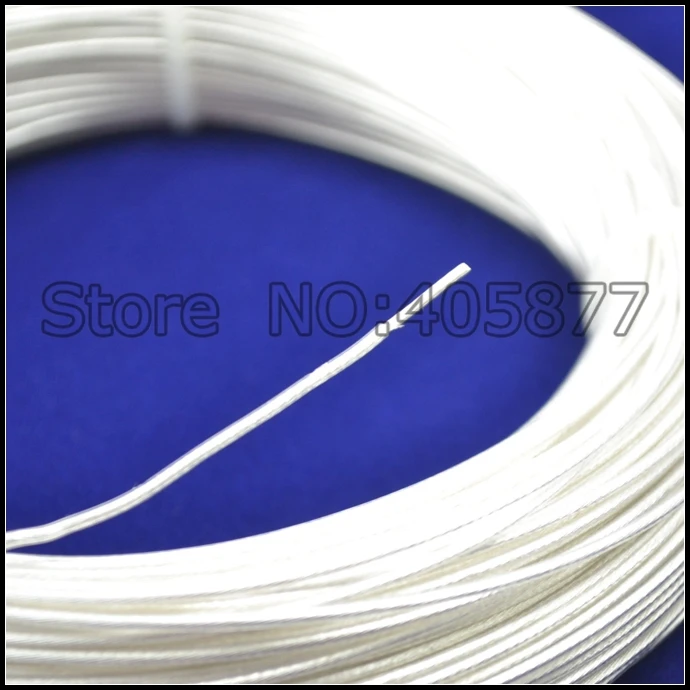 Посеребренный провод 22AWG OCC высокой чистоты для аудио DIY 0 23x7 нитей 95 м 30 мм2 |