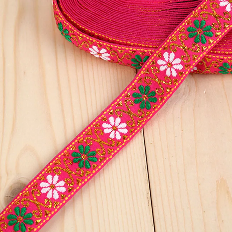 7 ярдов/партия филигранная тканая лента этническая отделка костюмная занавеска