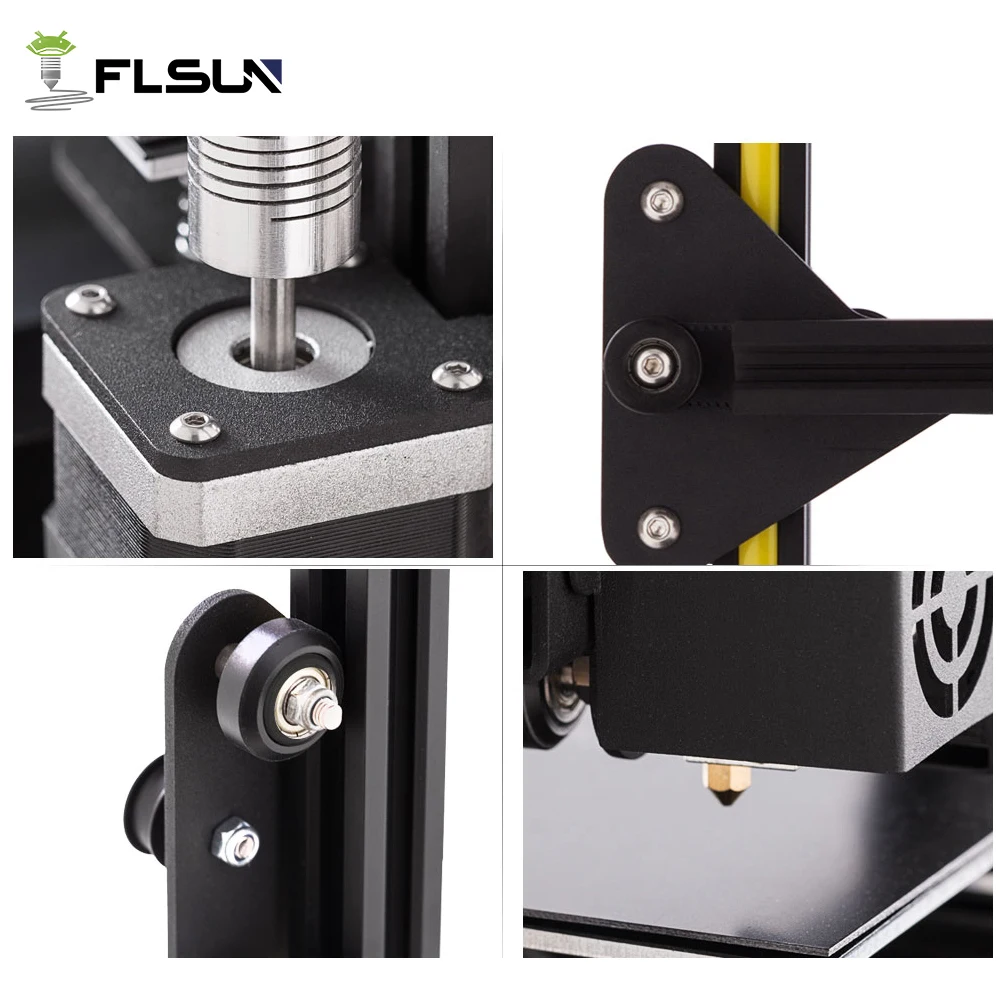 2018 Flsun новейший F4 3D принтер Высокая точность Быстрый пользователь DIY KIT Hotbed новый