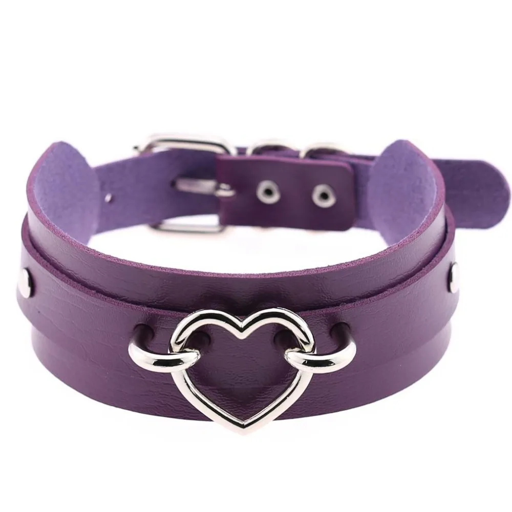 Новинка 2018 женское мужское ручная работа негабаритное колье фетиш сердце металл