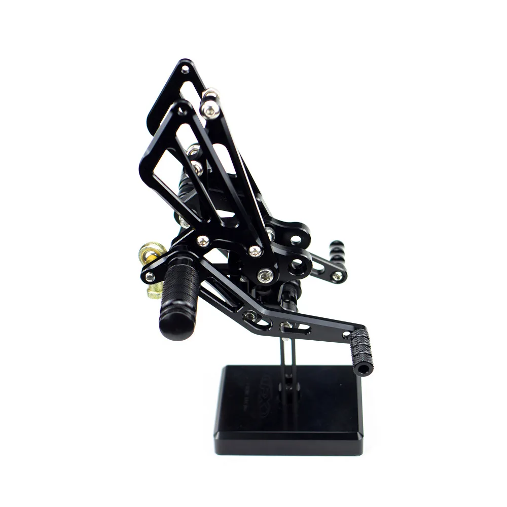 CNC Заготовка Регулируемый подножек гоночные Rearset сзади набор для Kawasaki Ninja ZX14 ZX 14R