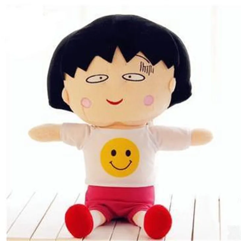 Аниме Мягкие плюшевые игрушки 40 см милая Chibi Maruko Chan День Святого Валентина