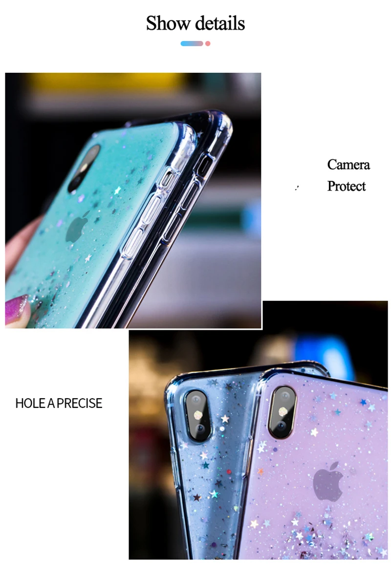 Чехол для телефона с серебряной фольгой и звездами для Huawei P10 Plus P20 Lite P30 Pro Nova 2s 3e 3i 3 4 4e Honor 10 V10 V20 20i мягкий чехол для телефона