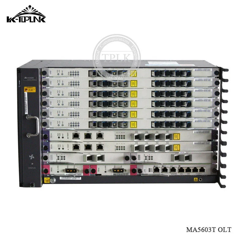 Оригинальный Хуа Вэй 19 дюймов MA5603T OLT GPON 2 * SCUN GICF PRTE Поддержка ADPE GPFD карта сети