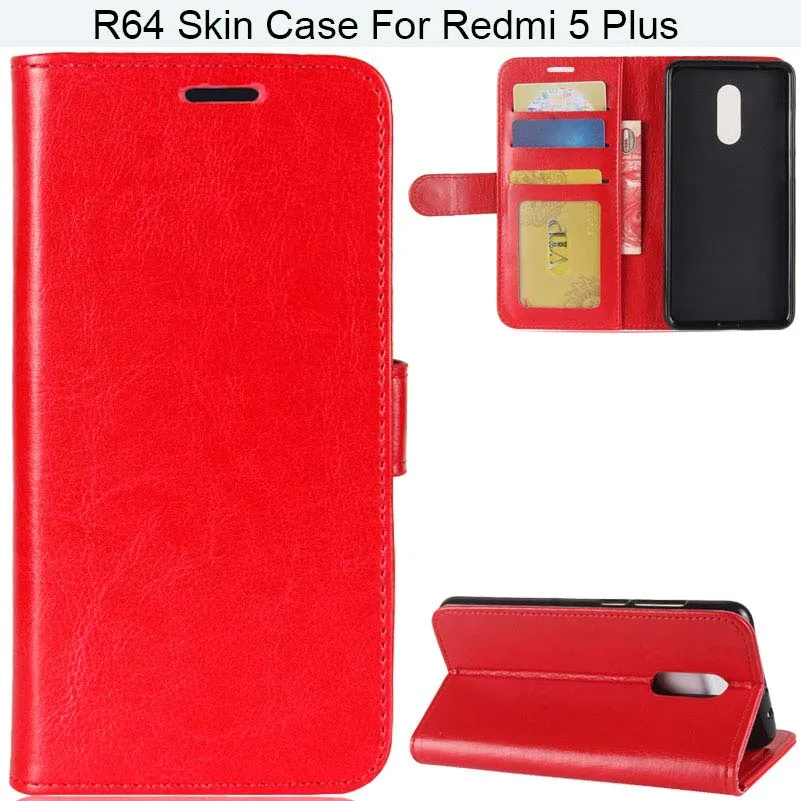 YINGHUI Магнитный кошелек R64 кожи чехол для телефона Xiaomi Redmi 5 плюс | Мобильные