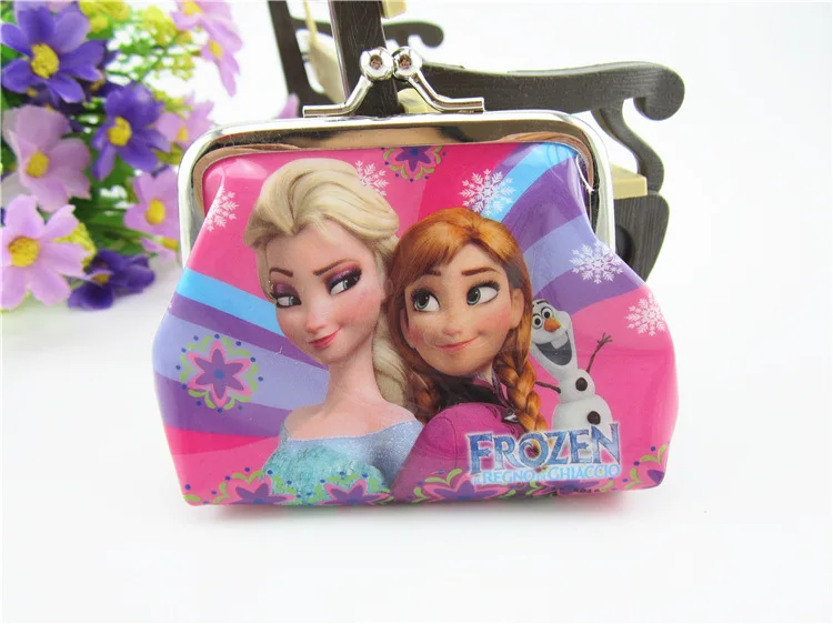 1pcDisney Мультфильм Дети Замороженные портмоне Эльза оболочки сумка девочка подарок на день рождения пакет кукла аксессуары косметическая игрушка сумка для хранения
