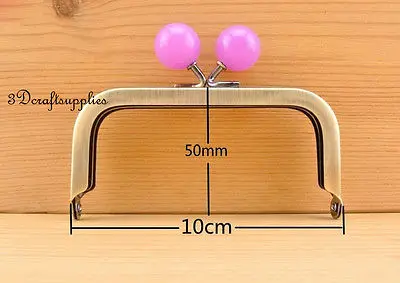 4-дюймовая металлическая оправа цветная для монет антилатунная кошелька (8