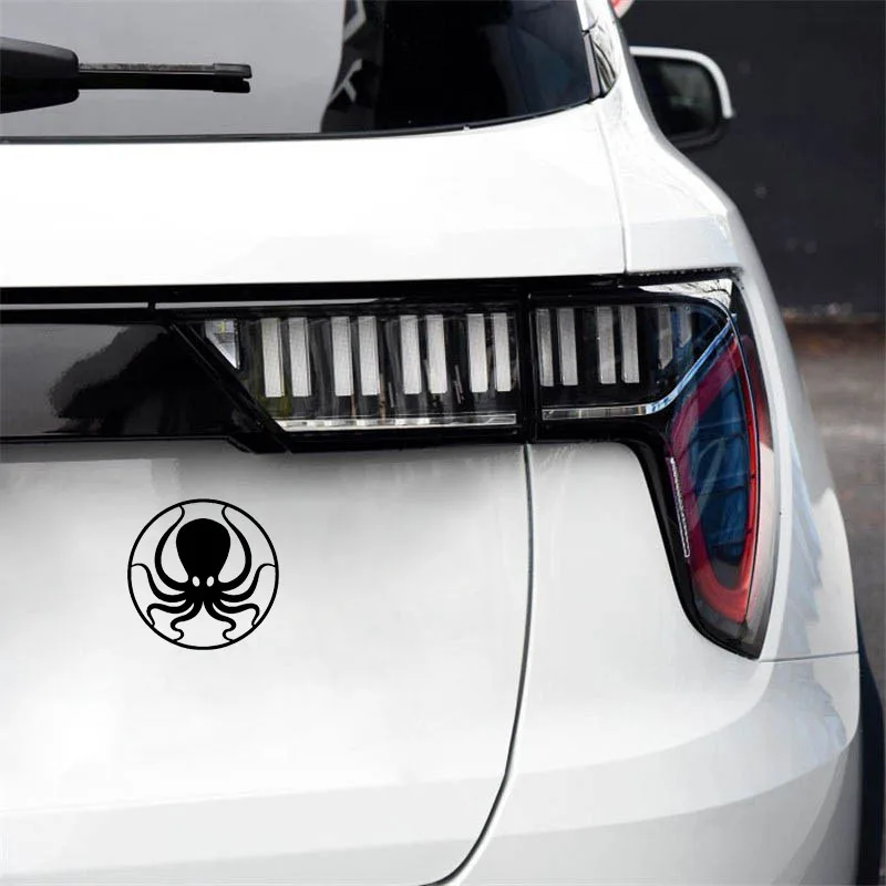 QYPF 15 3 см * 1 Обнимайте виниловых автомобильных наклеек осьминога