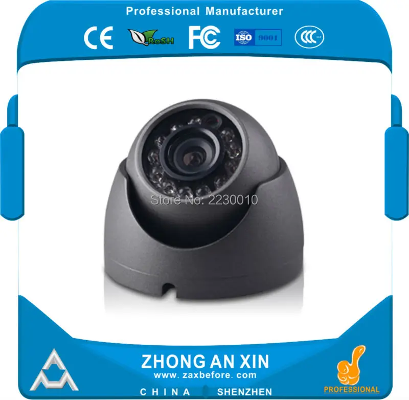 ZhongAnXin AHD 720P 1.3MP ИК Ночное Видение металлическая мини купольная Автомобильная