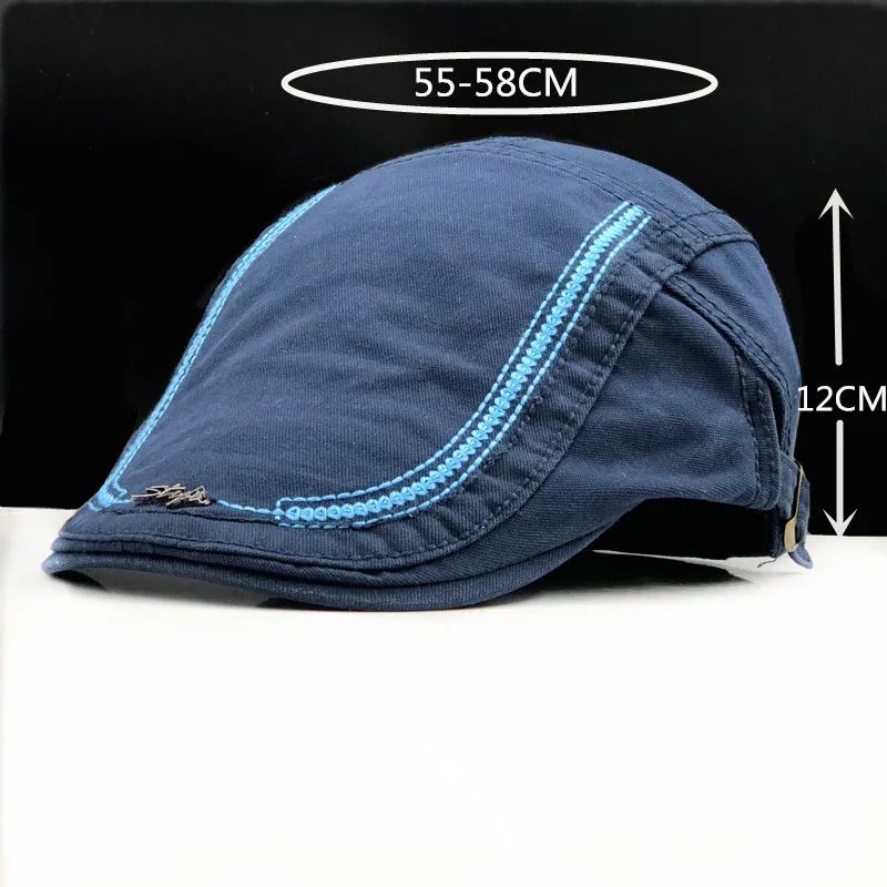 New Casual British Style Unisex Solid Cabbie Hats Caps Newsboy Cap Flat Hat Irish Newsboys Caps For Men And Women