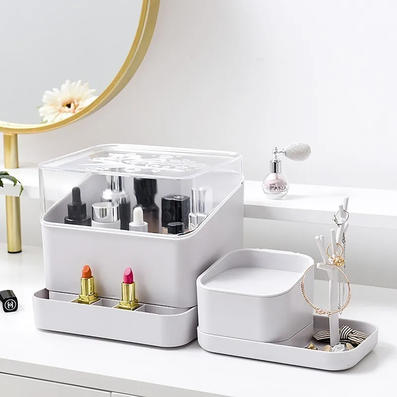 Organizador De Maquillaje пластиковый органайзер для косметики с ящиком ювелирный ящик-органайзер для хранения De Maquiagem органайзер для косметики коробка