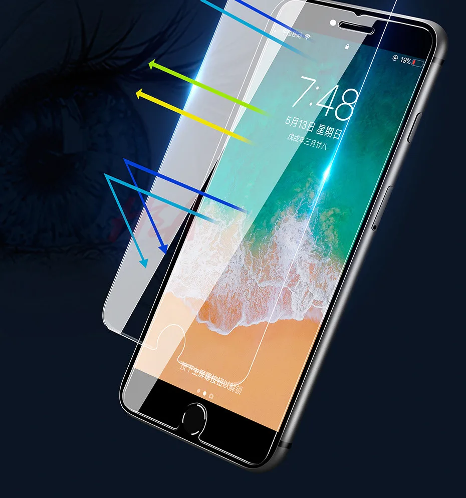 H& A 3 шт Защитное стекло для Apple iPhone 7 8 6 6s Plus закаленное стекло для iPhone X XS MAX XR 5 5S SE Защитная крышка для экрана