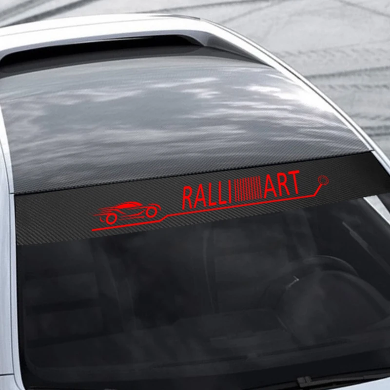 135cmX20cm на лобовое стекло автомобиля наклейка ветровое стикер для mitsubishi RalliArt asx