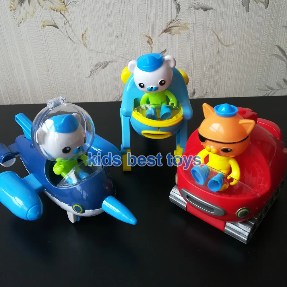 Новинка 3 комплекта Octonauts GUP R D C модель корабля Мультяшные фигурки Лидер продаж ТВ