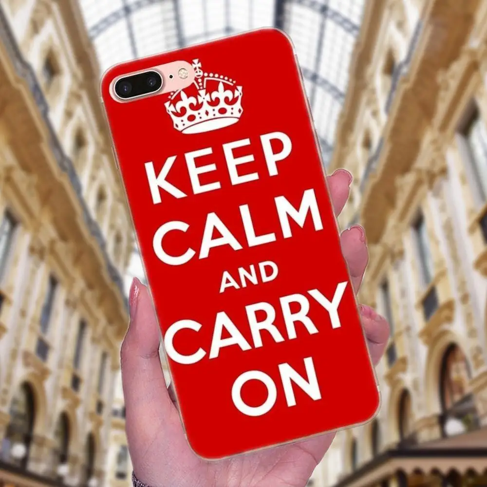 For Xiaomi Redmi Note 2 3 3S 4 4A 4X 5 5A 6 6A Pro Plus Cell Case Keep Calm Drink Carry On Hot Selling | Мобильные телефоны и