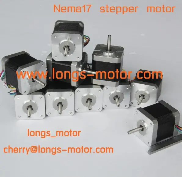 10 шт. Nema 17 шаговый двигатель с 75 oz. in 6 проводов CNC 3D принтер Prusa I3 | Обустройство дома