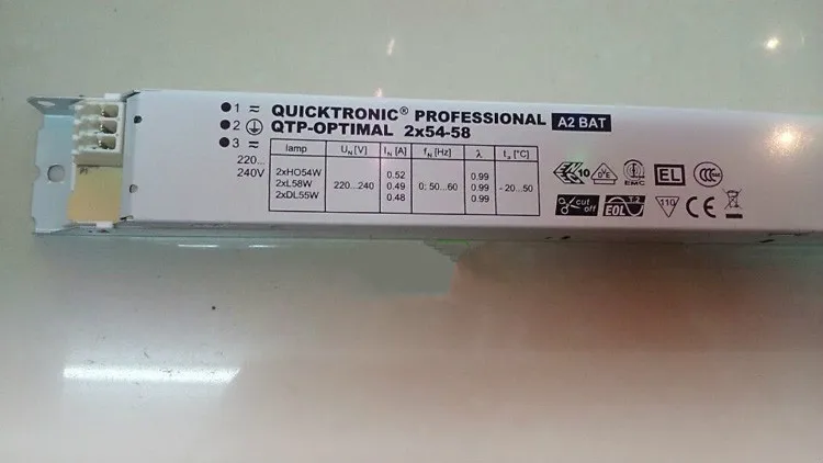 QTP-OPTIMAL 1*18-40 Вт 2*18-40 Вт 1*54-58 вт 2*54-58 Вт светодиодный переключения драйвера Мощность T5 T8 DL