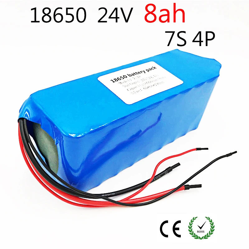 Laudation DC 24V Батарея пакет фотоаппаратов моментальной печати 7s 4p 8ah батареи 15 BMS 250 Вт