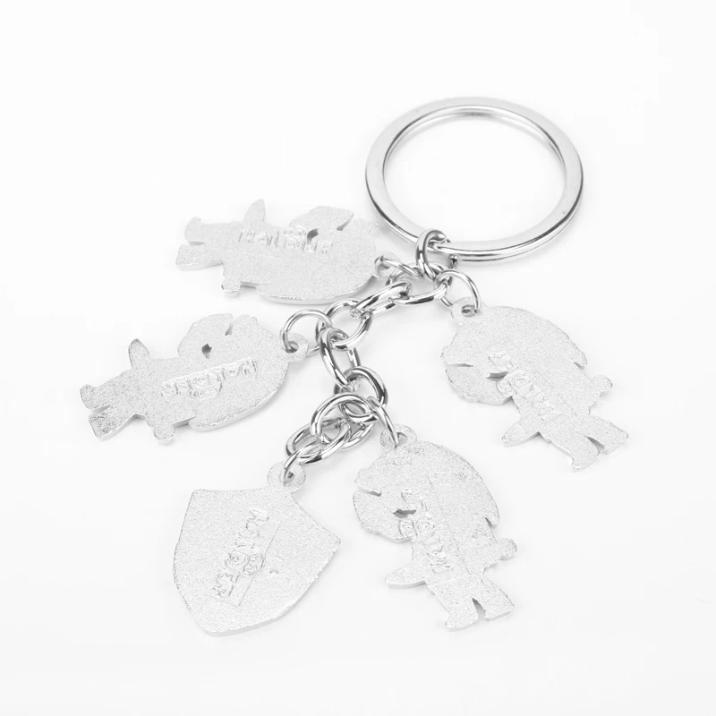

MQCHUN Keychain Metal Figures Key chain Pendant for friend Bag Car Charm Tag Cute Accessories Toy Car Holder
