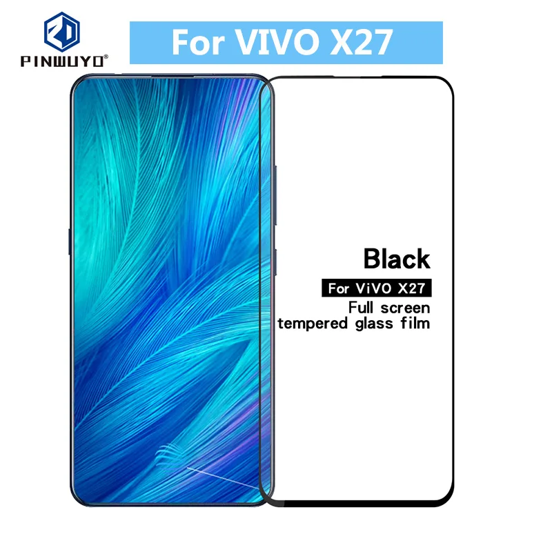PINWUYO 9H полноэкранная пленка из закаленного стекла для VIVO X27 закаленное стекло