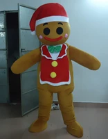 new adult foam advertising boy gingerbread man fancy cartoon mascot costume plush christmas fancy dress halloween mascot costume